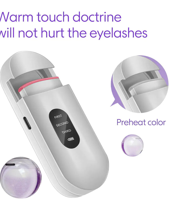 Portable Electric Heated Eyelash Curler (Smart Design)